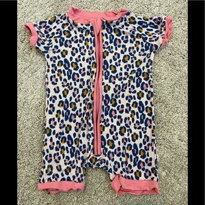 Little Sleepies 3-6 Wild Leopard Shorty